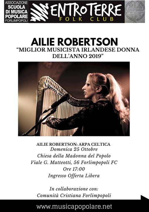 25 Ott 2020 Ailie Robertson in concerto a Forlimpopoli