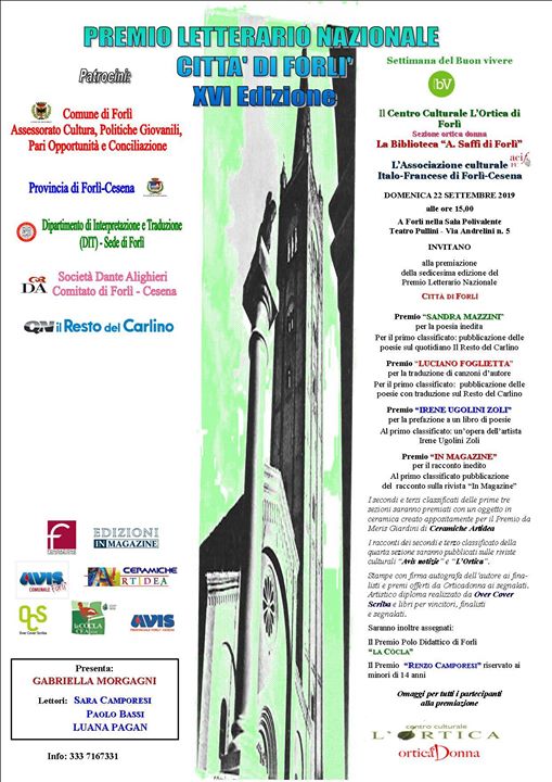 Premio Letterario Nazionale Città di forlì